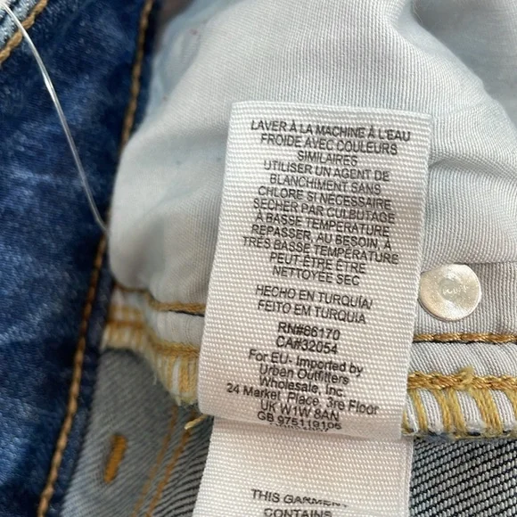 Free People Jeans Size 30 NWT High Rise Flare Crop Denim - Picture 9 of 10